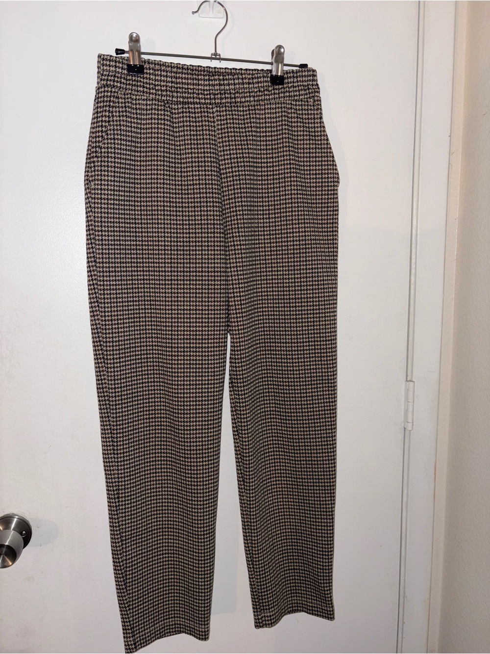 a new day Brown & Black Houndstooth Dress Pants